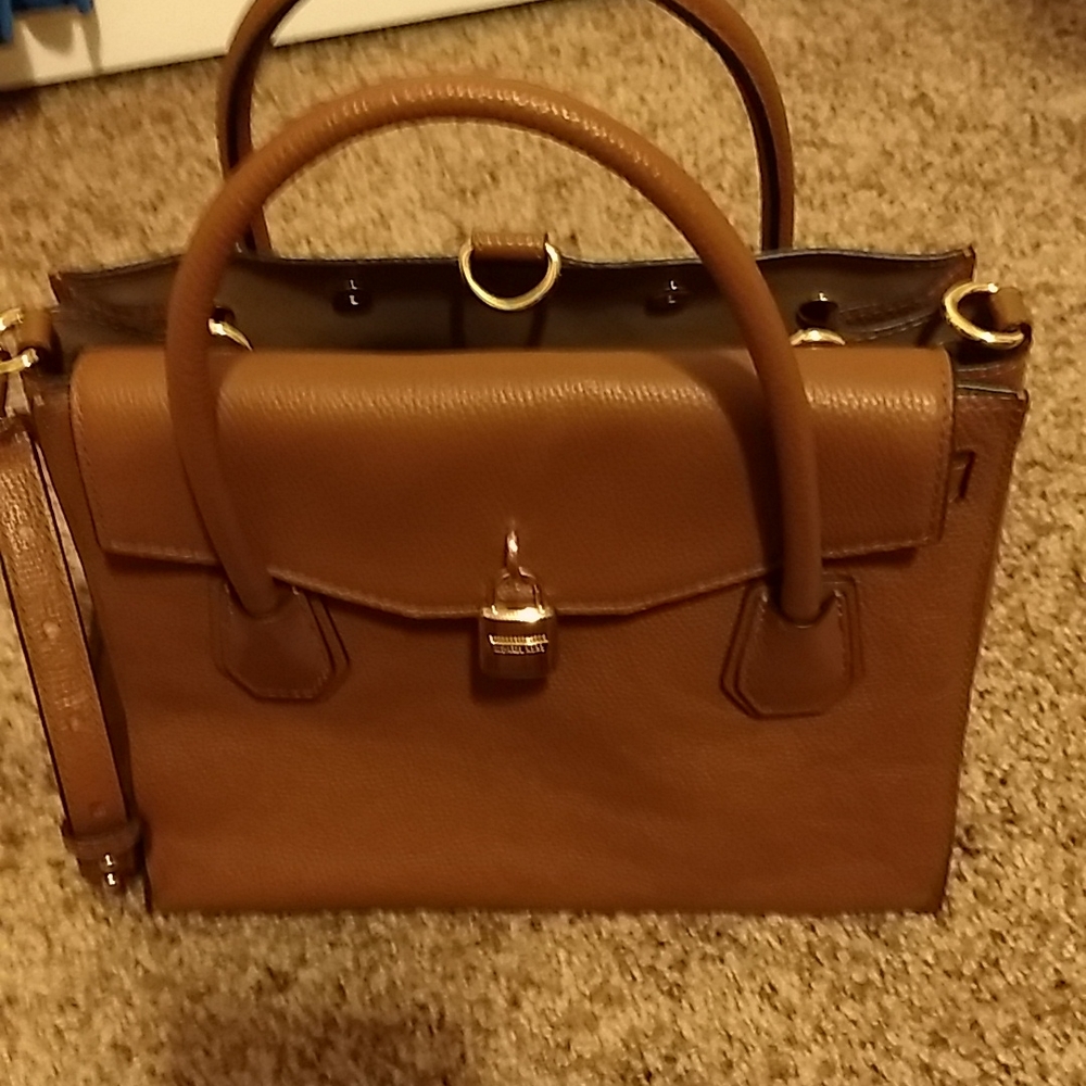 Brown Michael Kors multiple function handbag